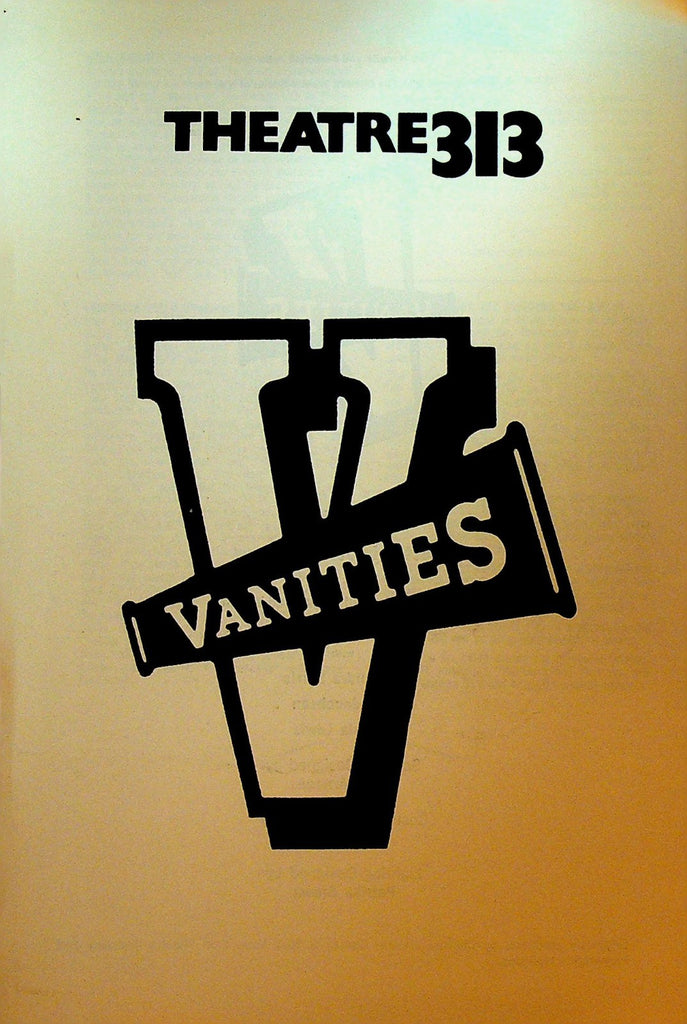 Vanities Playbill 1977 Theatre 313 Philadelphia Alexandra Borrie Lisa Jacobson0