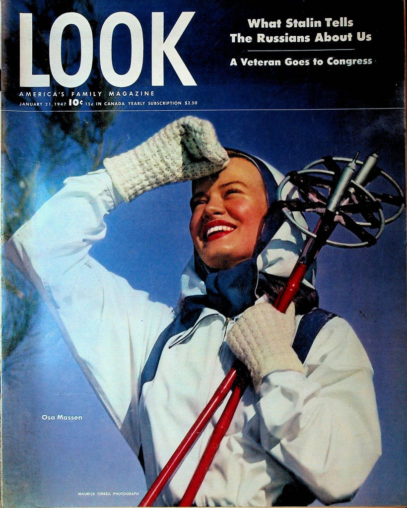 Look Magazine January 21 1947 Osa Massen Victor Mature WJ Haynes Adele Inge0