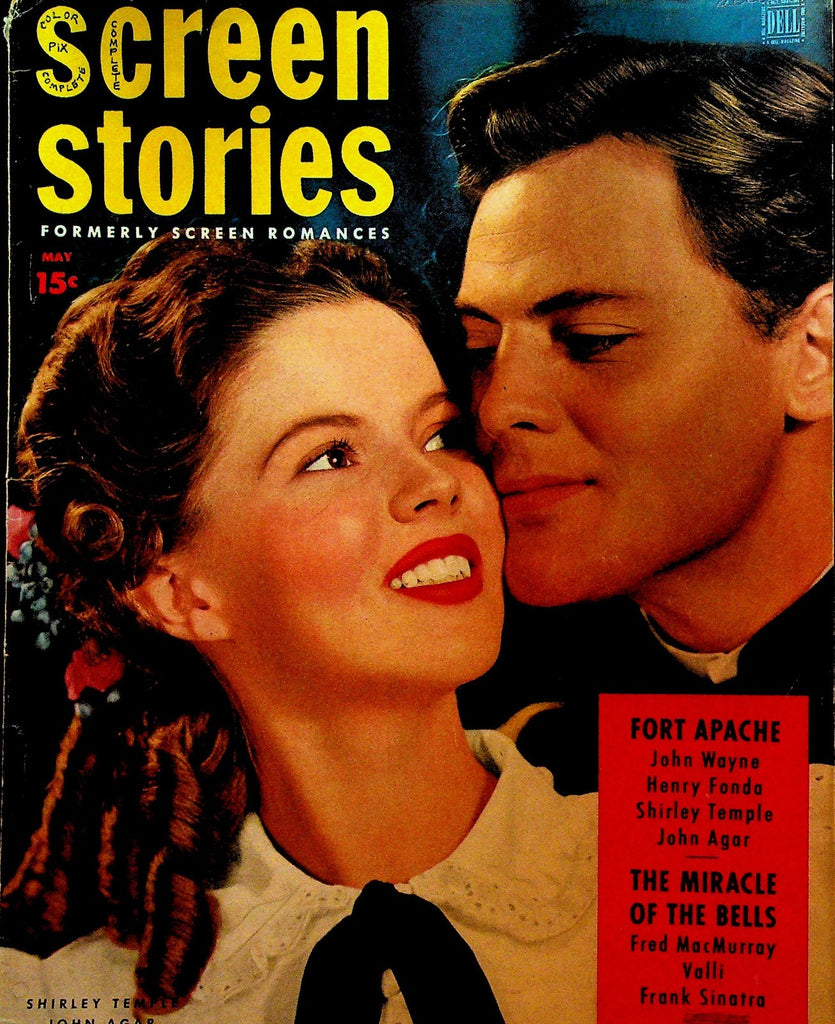 Screen Stories May 1948 John Wayne Fred MacMurray Shirley Temple Frank Sinatra0