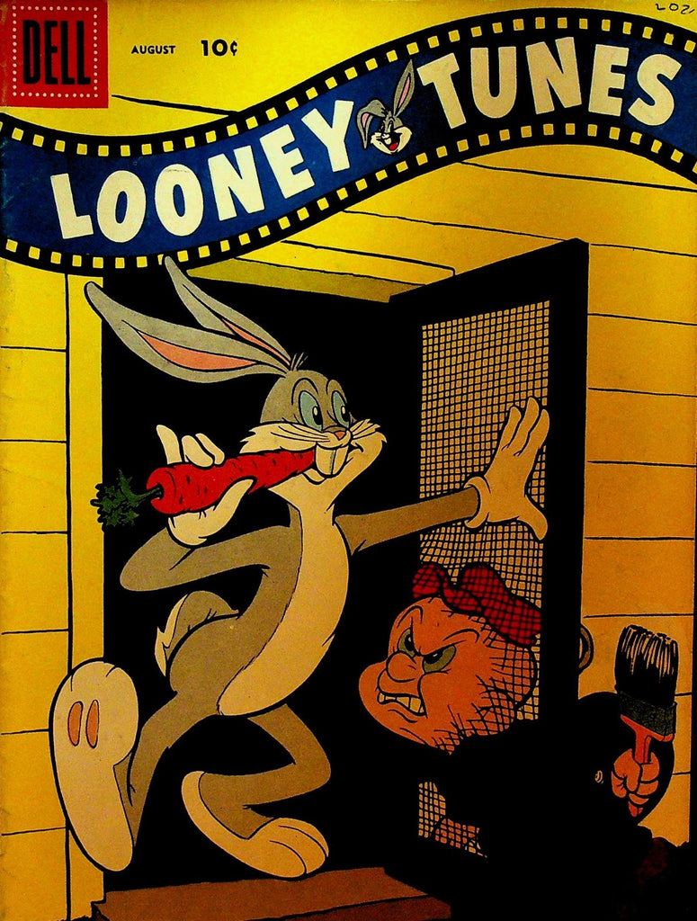 Looney Tunes 198 Dell Comics 1958 Bugs Bunny Screen Door Elmer Fudd Painting0