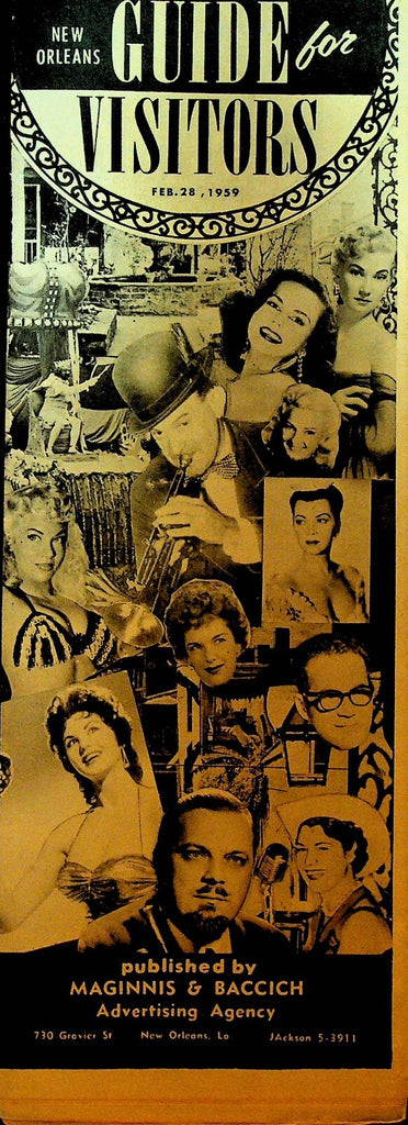 New Orleans Guide for Visitors February 28 1959 Al Hirt Jazz0