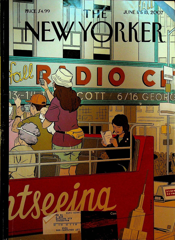 New Yorker June 11 2007 Marie Micheline Adrian Tomine Richard Serra