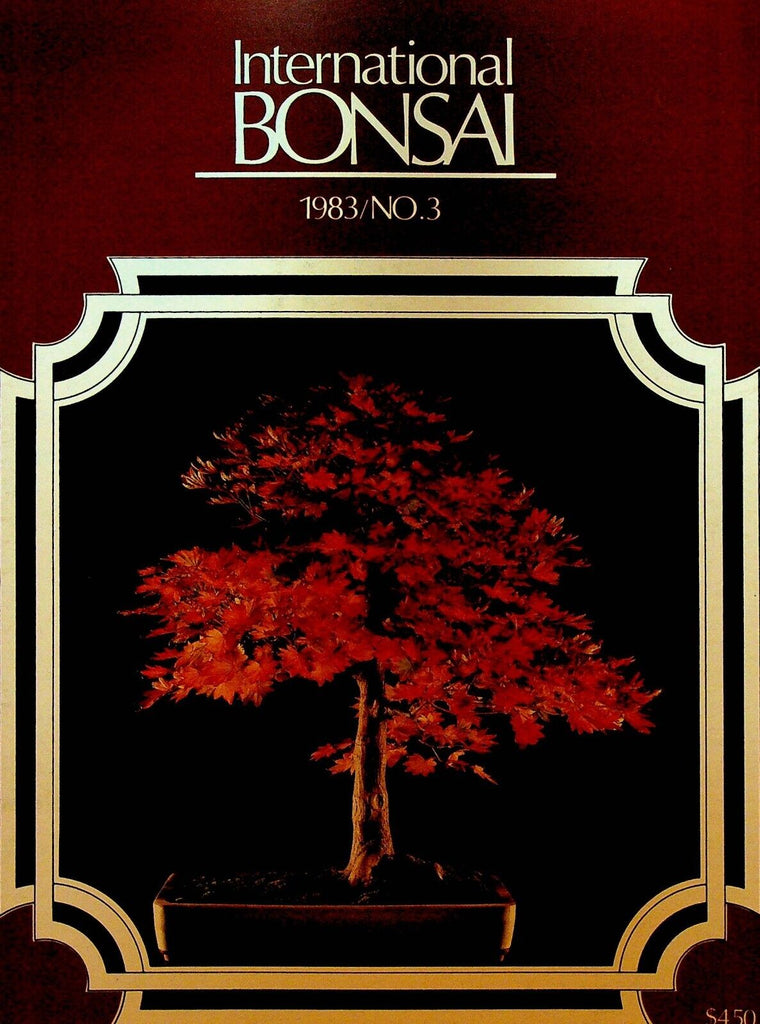 International Bonsai Magazine 1983 #3 Japanese Maple Bonsai Upright Design