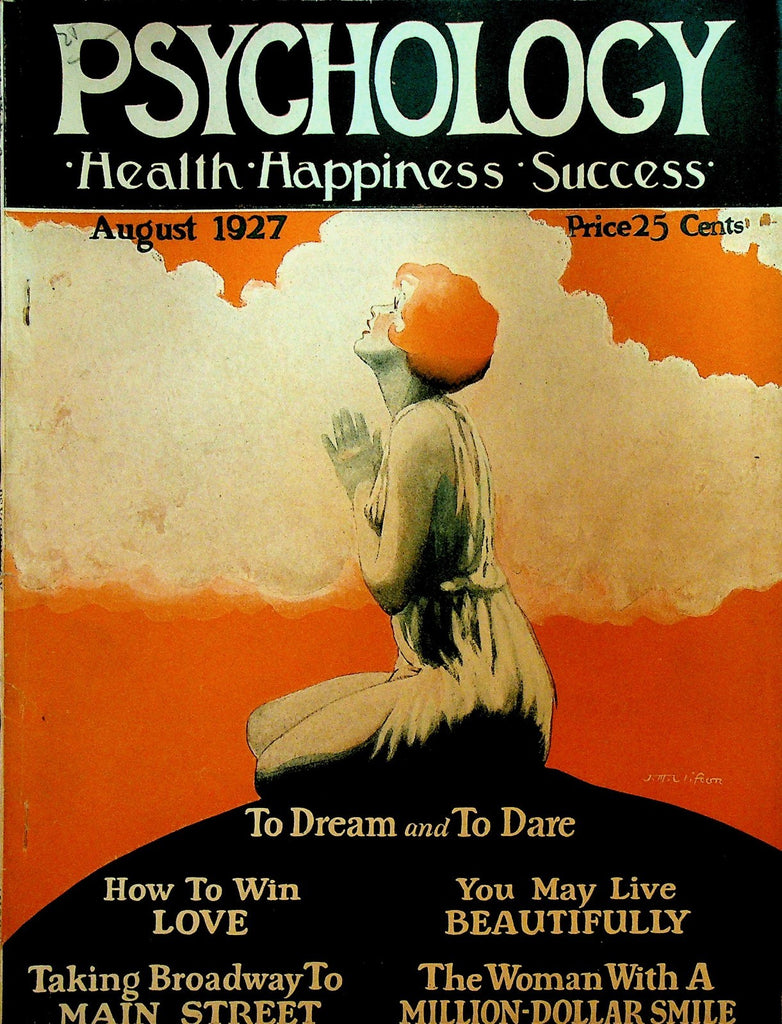 Psychology Magazine August 1927 JM Clifton Arthur E Stilwell0