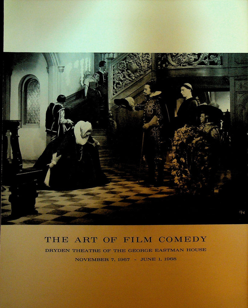Dryden Theatre Film Society Program Art of Film Comedy 1967 Genesis0