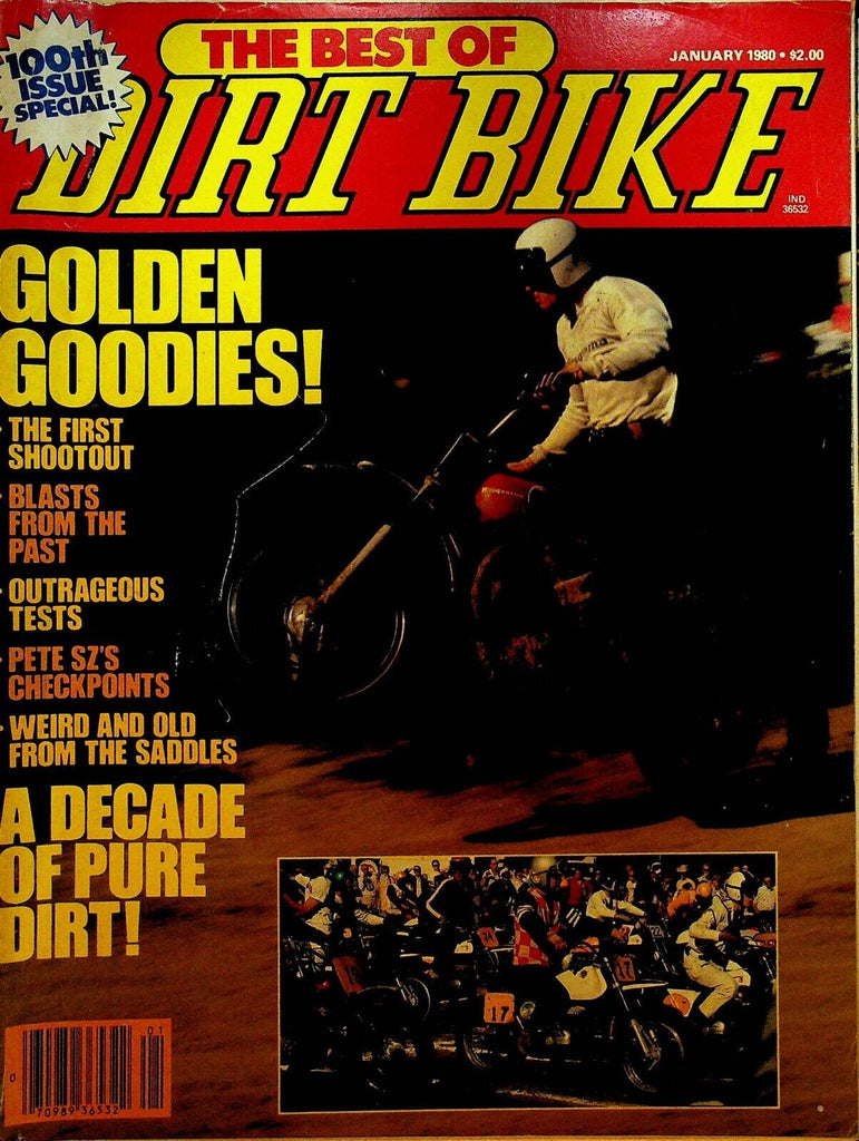 Dirt Bike Magazine January 1980 The Best Of Honda SL125 Yamaha Jackrabbit