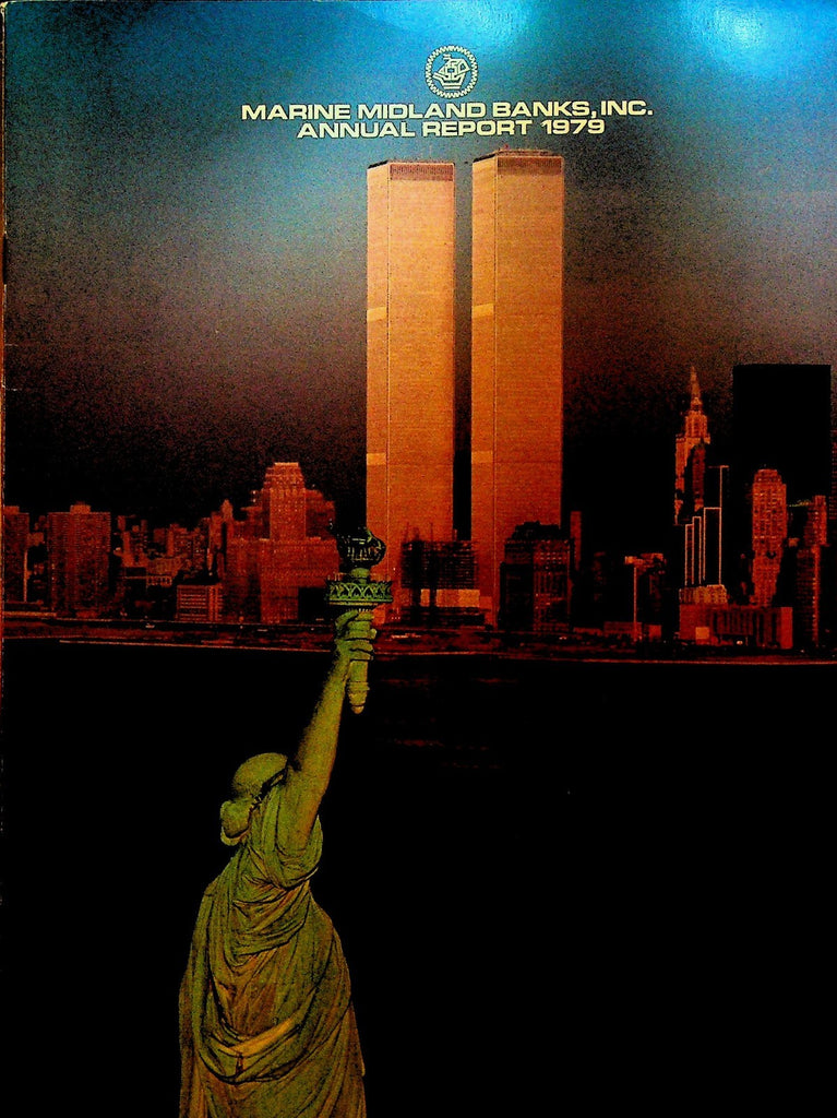 Marine Midland Bank Annual Report 1979 World Trade Center Twin Towers0