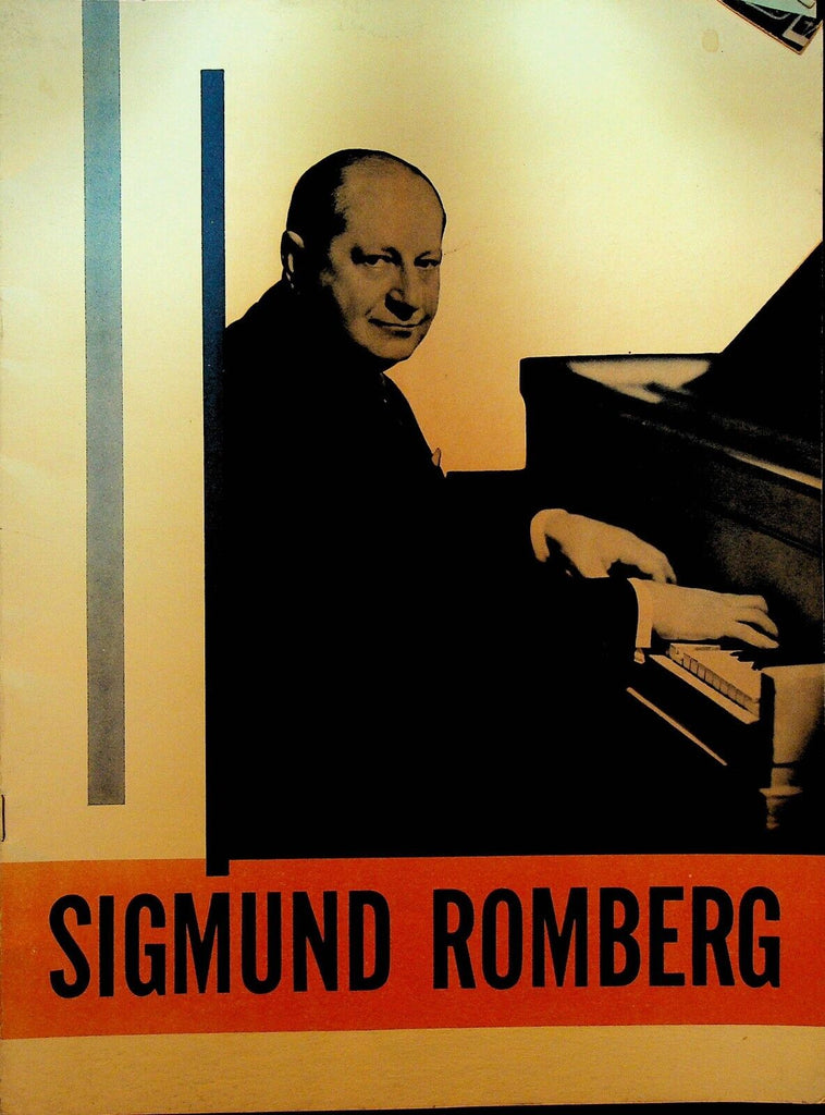 Sigmund Romberg 1949 Program Concert Orchestra