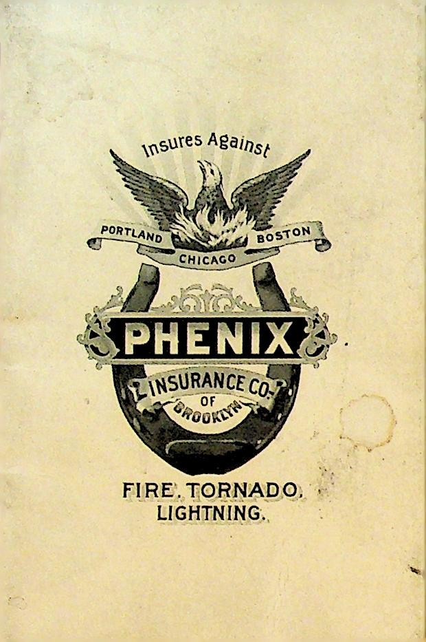 The Whist Players Pocket Companion 1894 Phenix Insurance Co of Brooklyn0