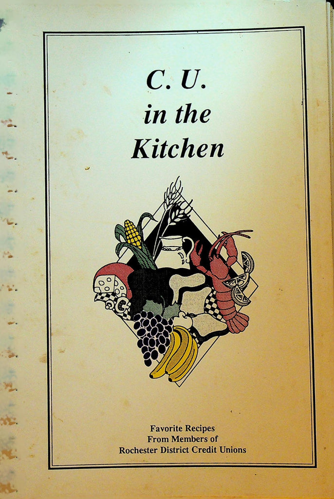 CU In the Kitchen Recipe Cookbook Rochester NY District Credit Unions0