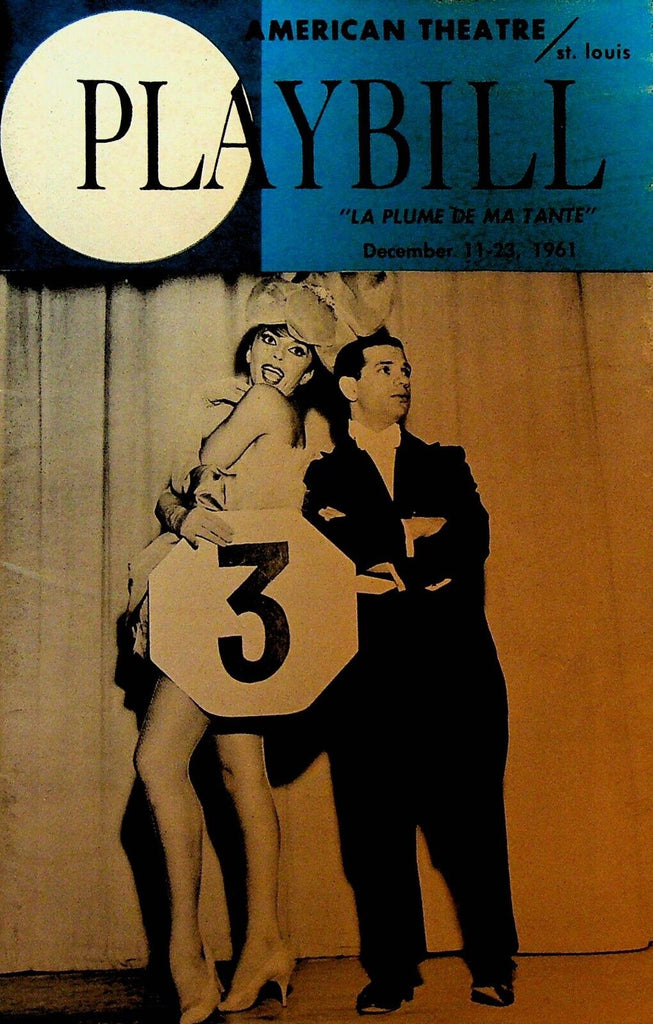 La Plume de ma Tante Playbill December 11 1961 Robert Clary Liliane Montevecchi