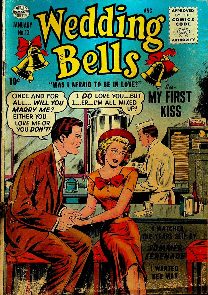 Wedding Bells 13 Quality Comics 1956 Silver Age Romance Comic0