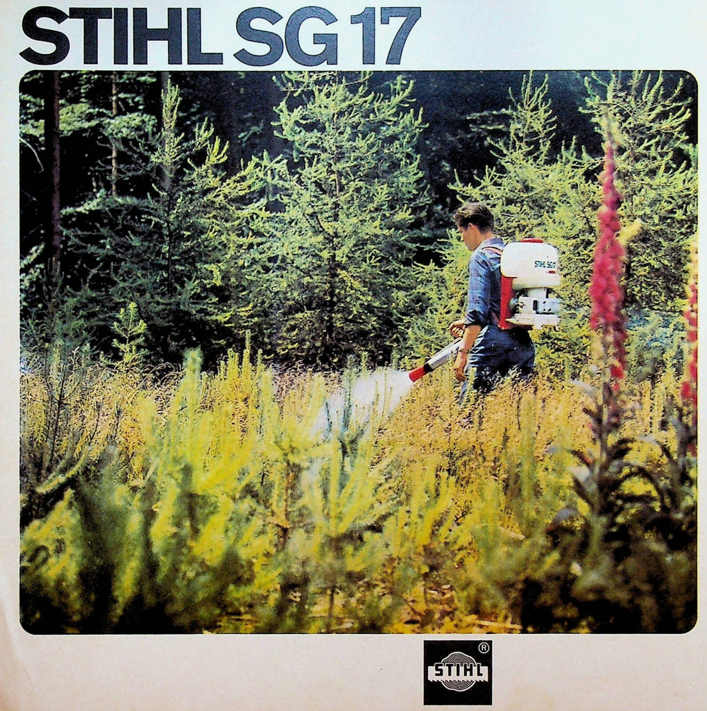 Stihl SG 17 Chainsaw Advertising Brochure0