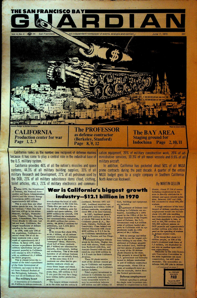 San Francisco Bay Guardian June 11 1970 Thailand Woodstock Movie Review0