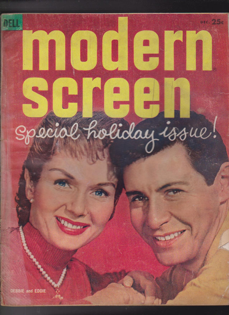 Modern Screen Magazine Eddie Fisher Debbie Reynolds Elvis Presley December 19570