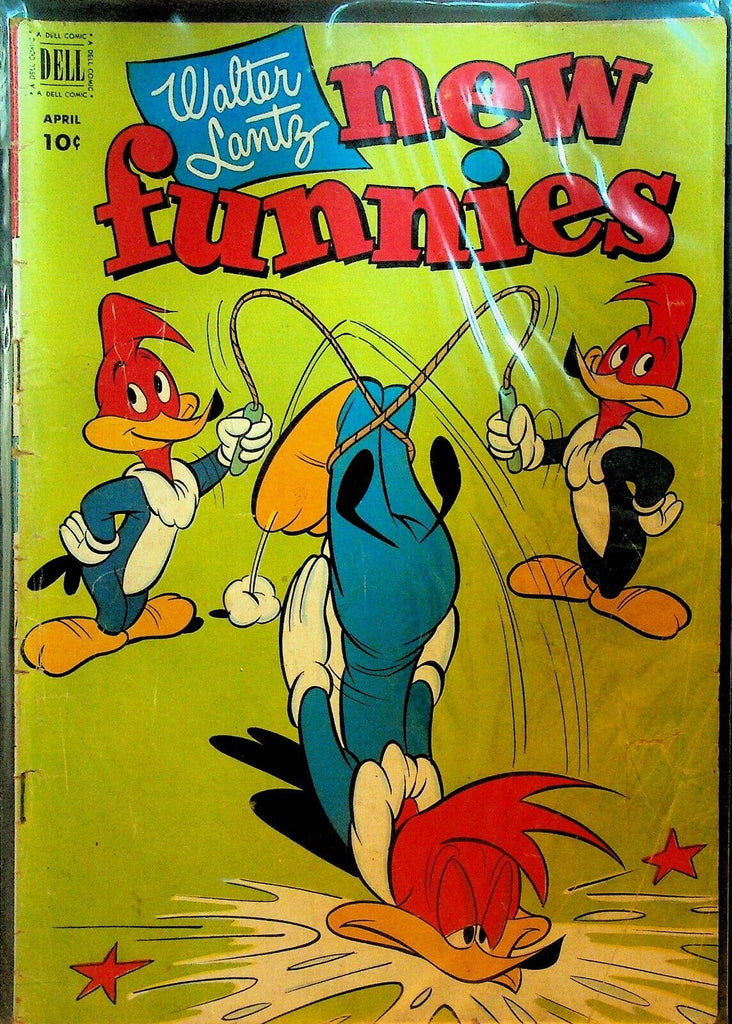 New Funnies Comic Book 182 Dell Comics 1952 Woody Woodpecker Jump Rope