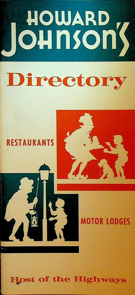 Howard Johnson's Directory 1962 Restaurants & Motor Lodges0