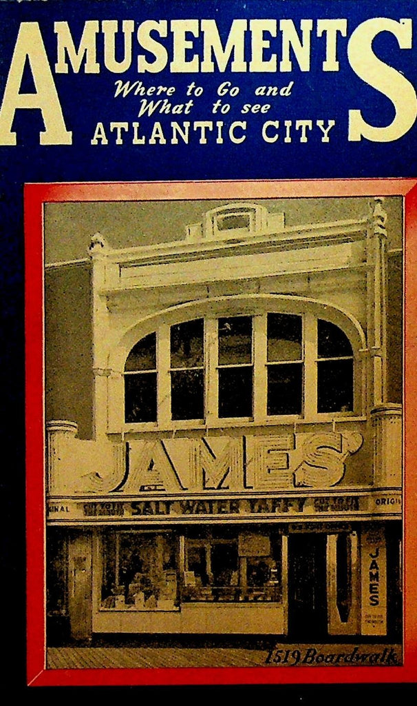 Amusements Where to Go & What to See Atlantic City NJ December 3 1949 Booklet0
