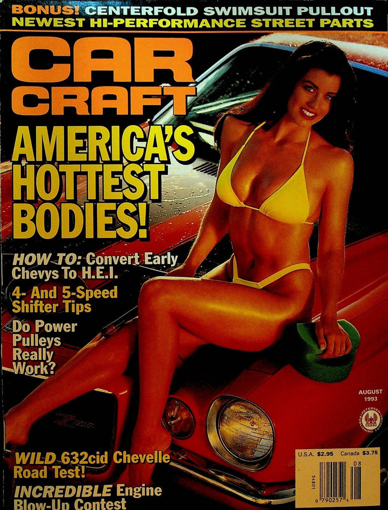 Car Craft Magazine August 1993 Swimsuit Issue Chip Foose Chevelle Monte Carlo