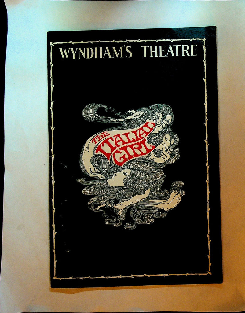 The Italian Girl Playbill 1968 Jane Wenham Elizabeth Sellars Richard Pasco0