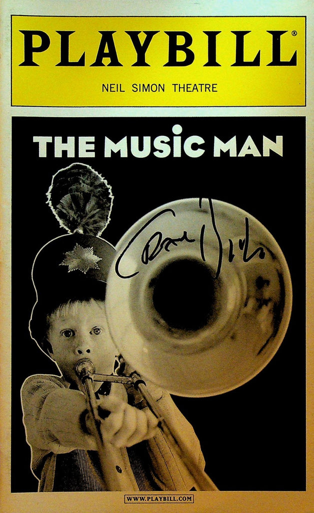 The Music Man Playbill April 2001 Craig Bierko Autograph Signature0