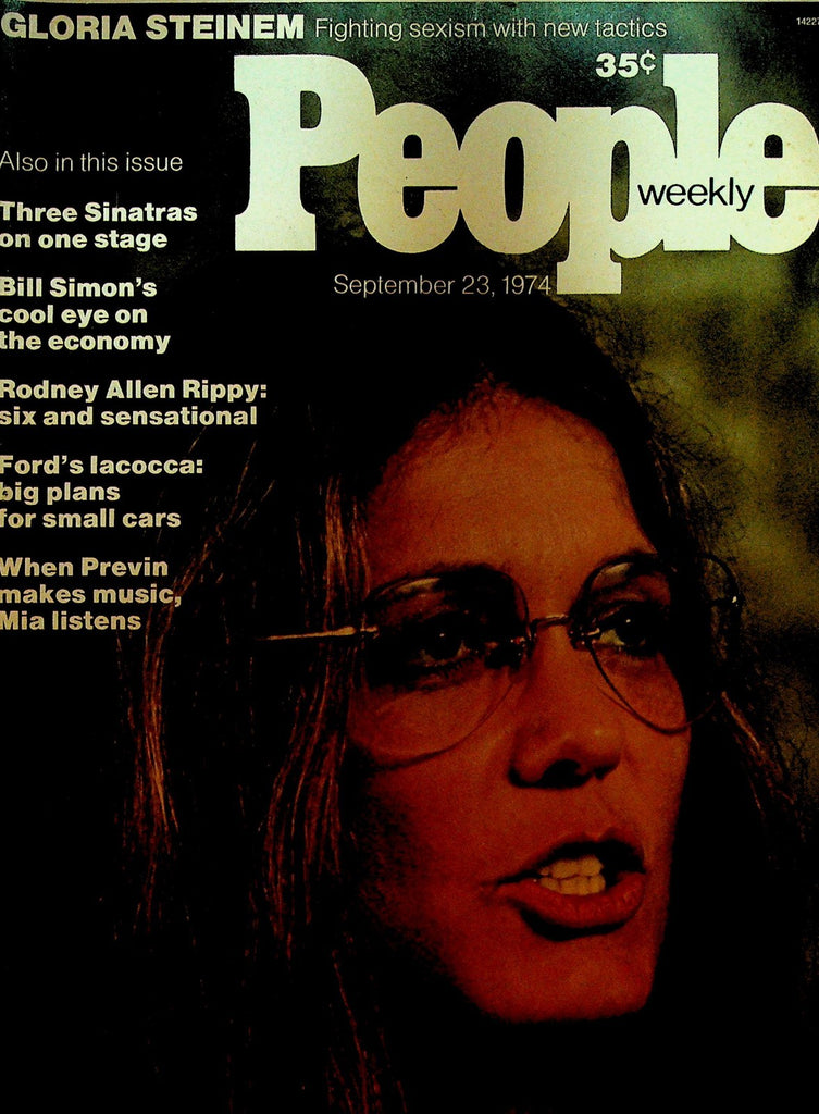 People Magazine September 23 1974 Gloria Steinem Lee Iacocca Frank Sinatra0