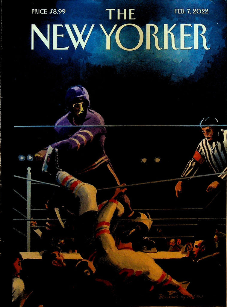 The New Yorker February 7 2022 Hockey Fight Celine Sciamma Bruce McCall0