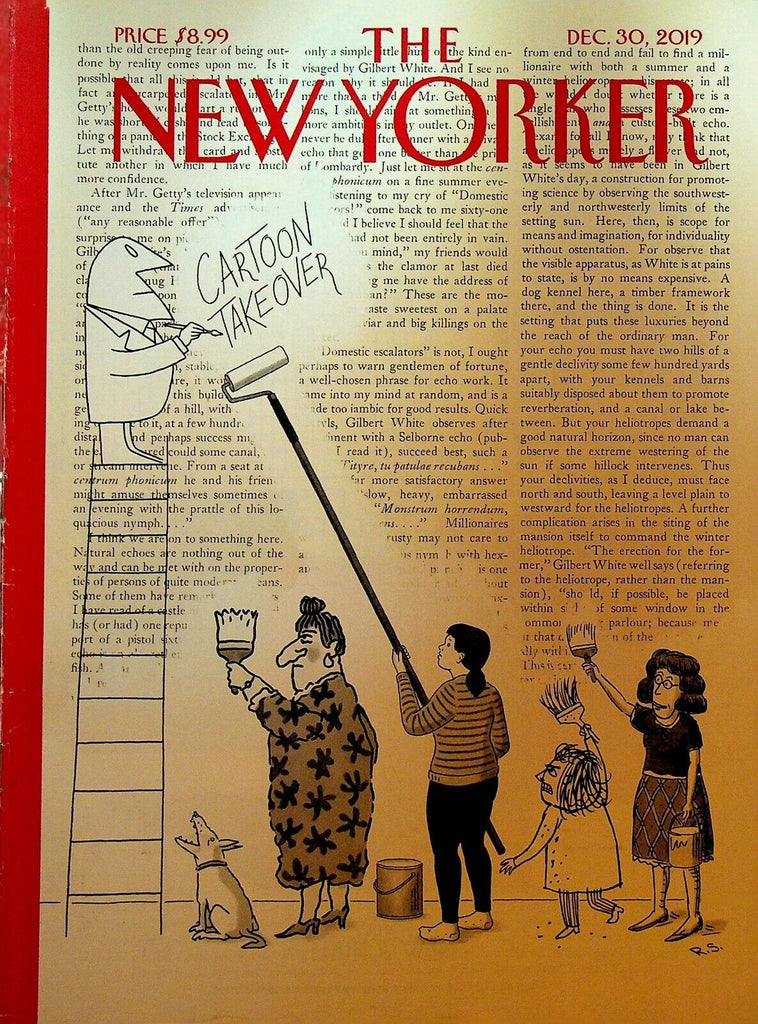 New Yorker December 30 2019 John Updike Roz Chast R Sikoryak George Saunders