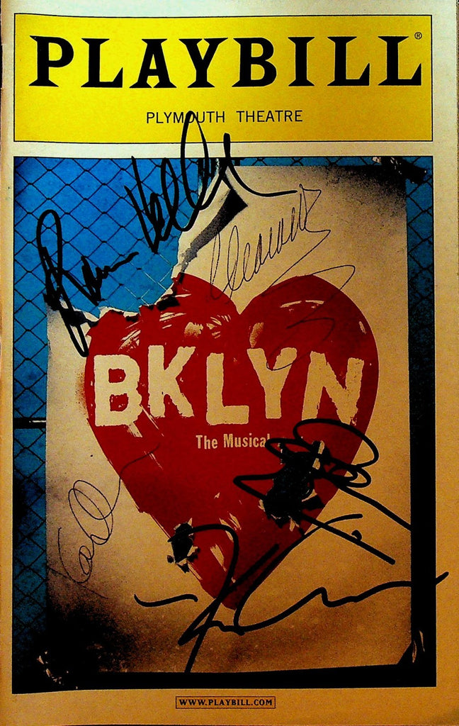Brooklyn the Musical Playbill November 2004 Cast Signed Ramona Keller0