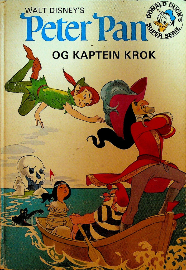 Walt Disney Peter Pan Book 1975 Norway og Kaptein Krok Captain Hook0