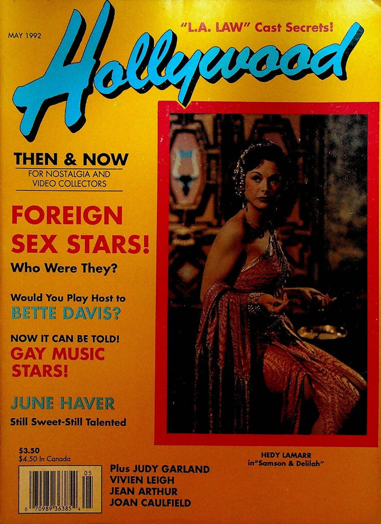 Hollywood Then & Now May 1992 Bette Davis Hedy Lamarr Judy Garland Vivien Leigh