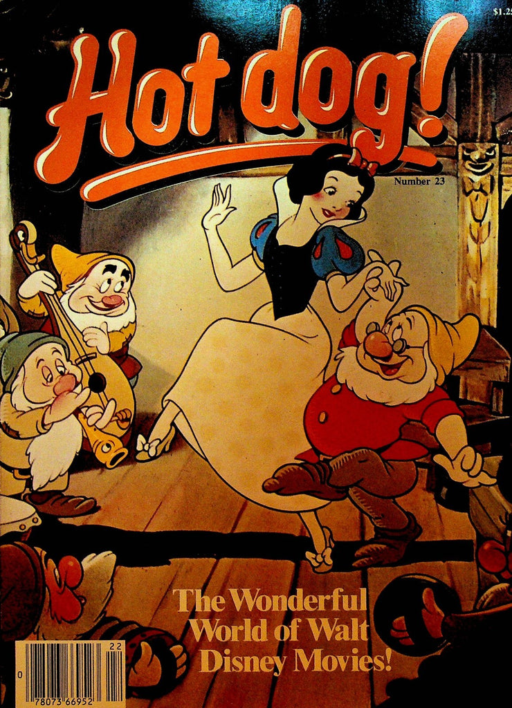 Hot Dog Magazine 23 1983 Snow White Walt Disney Charlie Brown Peanuts0