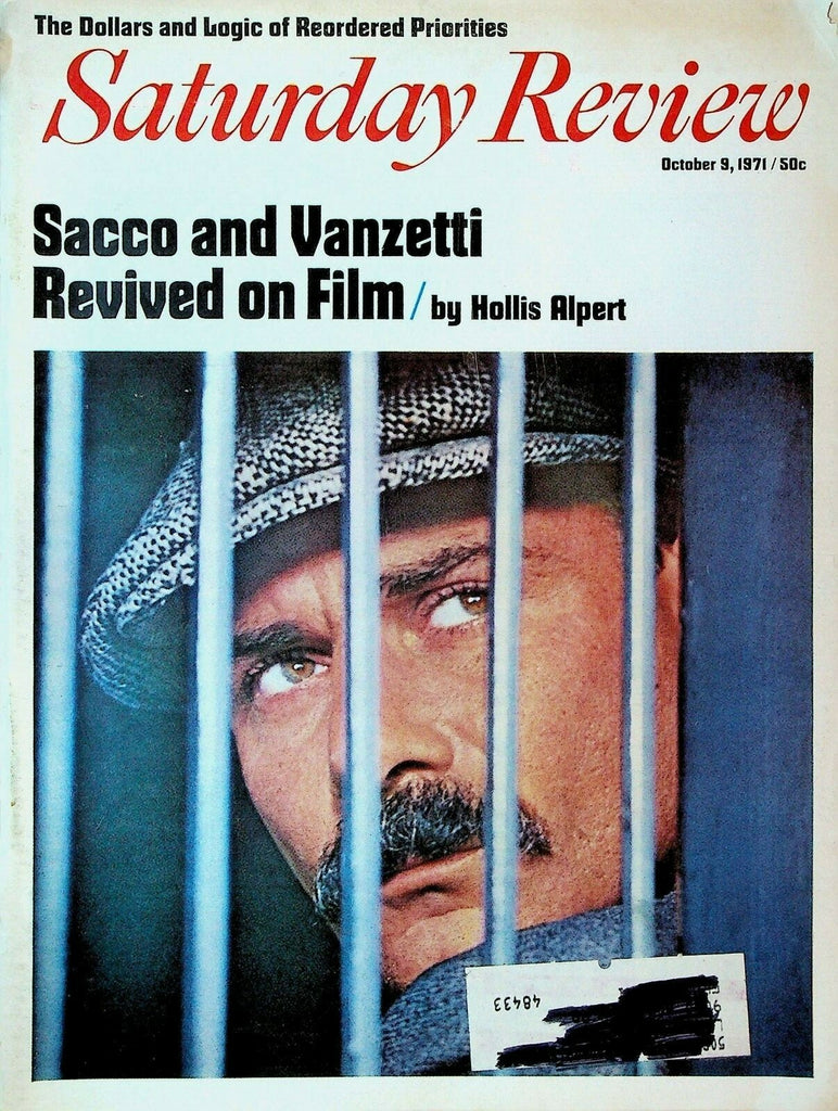 Saturday Review October 9 1971 Sacco & Vanzetti Robert Penn Warren0