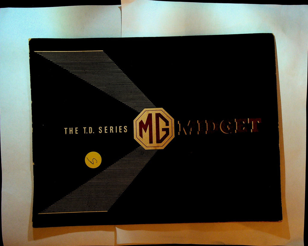 MG Midget the TD Series Sales Brochure 19500