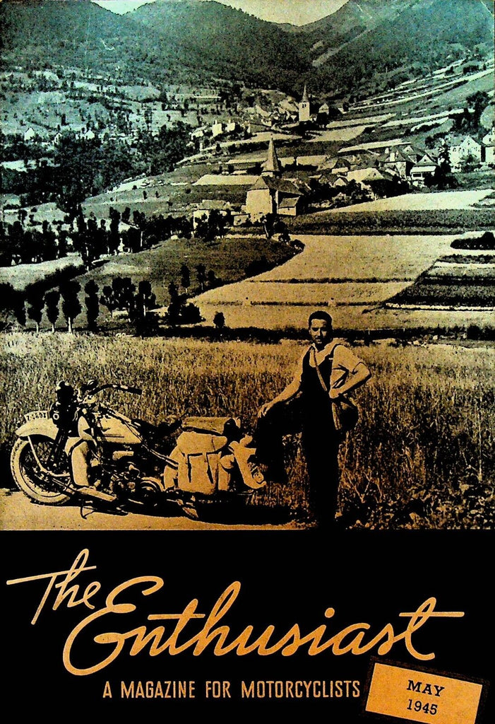 Harley Davidson Enthusiast Magazine May 1945 WWII War Loan Jose Noguera