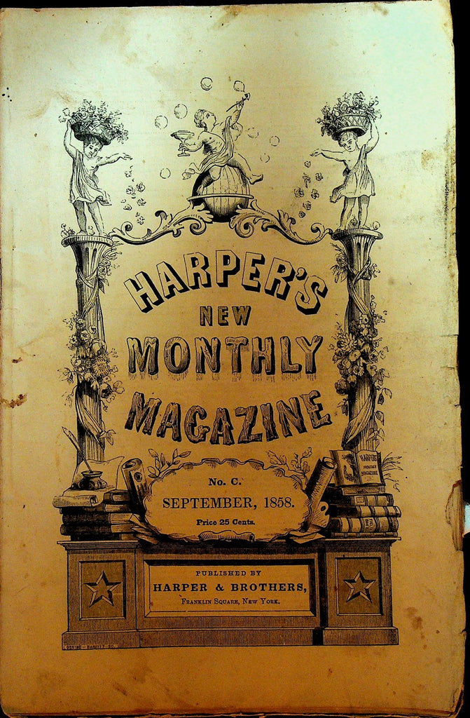Harper's Monthly Magazine September 1858 John Abbott WM Thackeray0