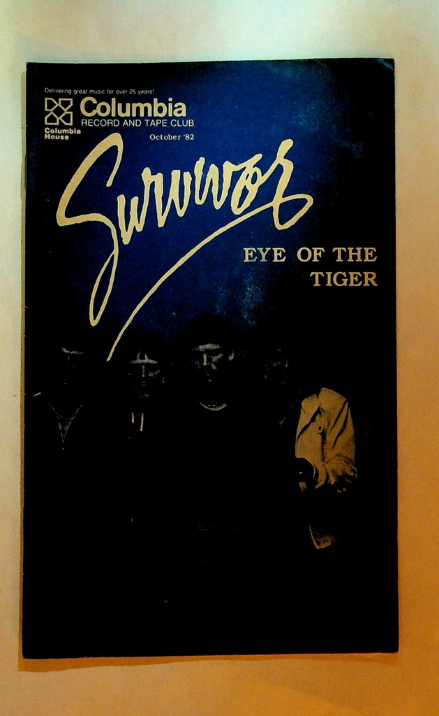 Columbia Record & Tape Club Catalog October 1982 Survivor Eye of the Tiger0