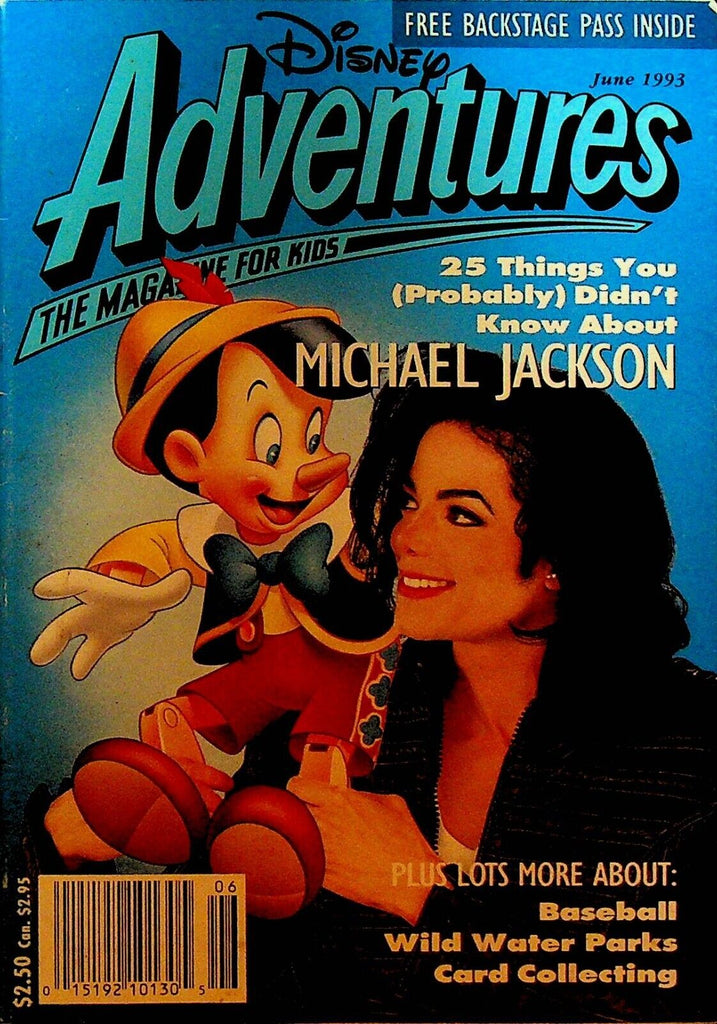 Disney Adventures Magazine June 1993 Michael Jackson Pinocchio