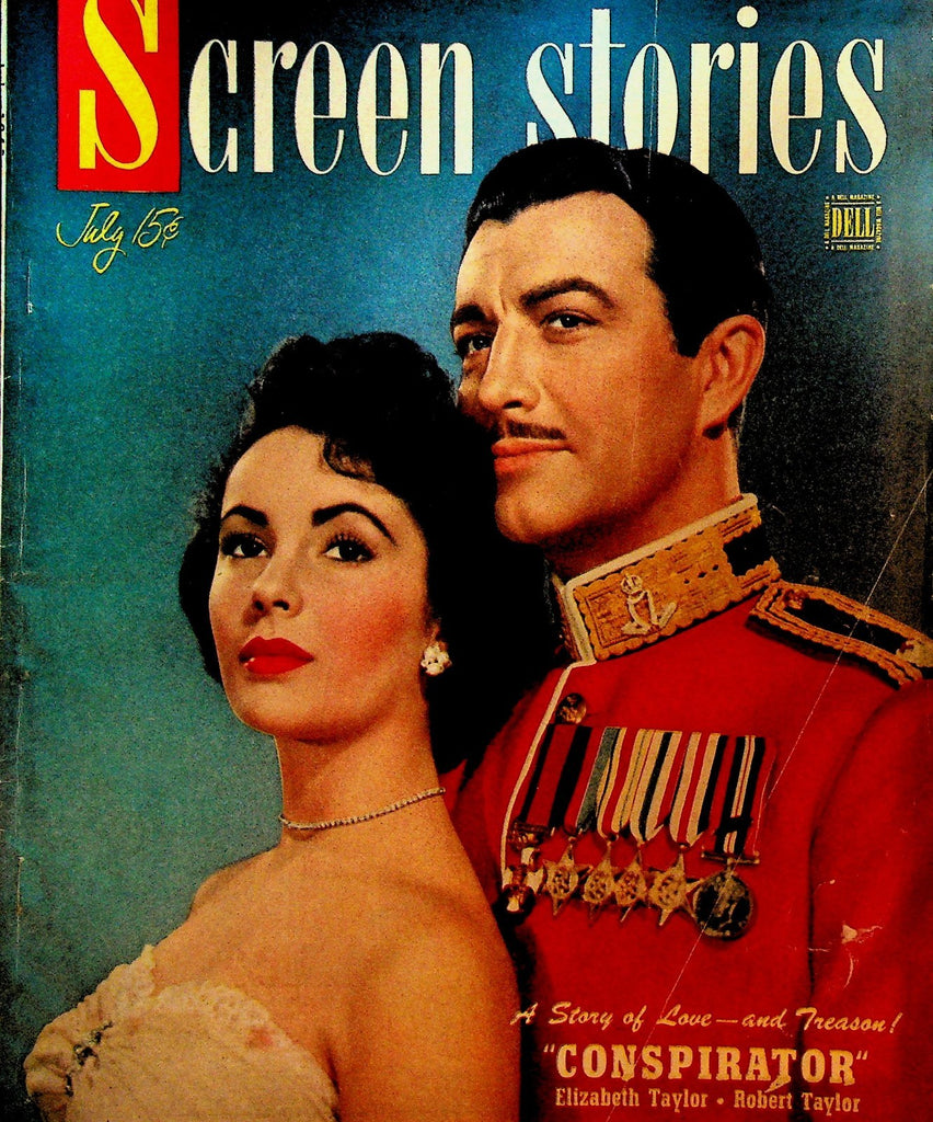 Screen Stories July 1949 Elizabeth Taylor Robert Gary Cooper Rory Calhoun0