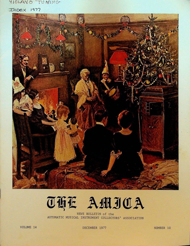 Amica Bulletin December 1977 Elmer H Hunholz Wilhelmina Welte