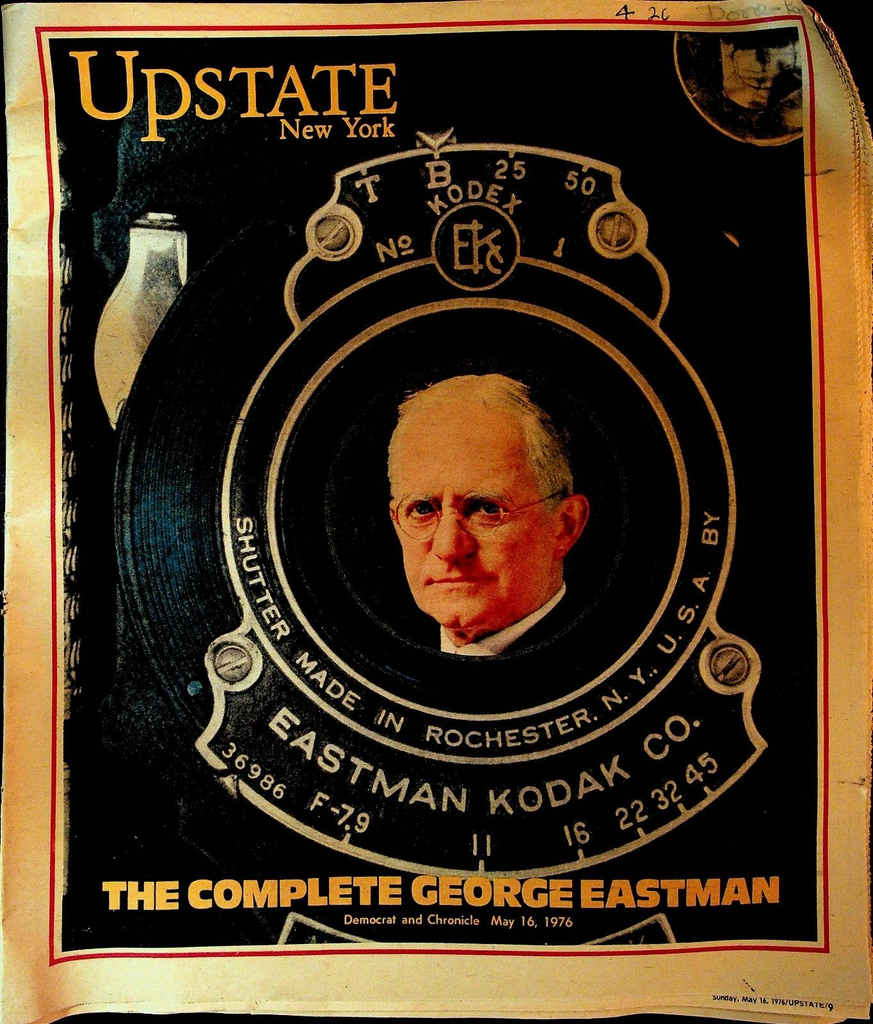 Upstate New York Magazine May 16 1976 George Eastman HC Hemingway & Co