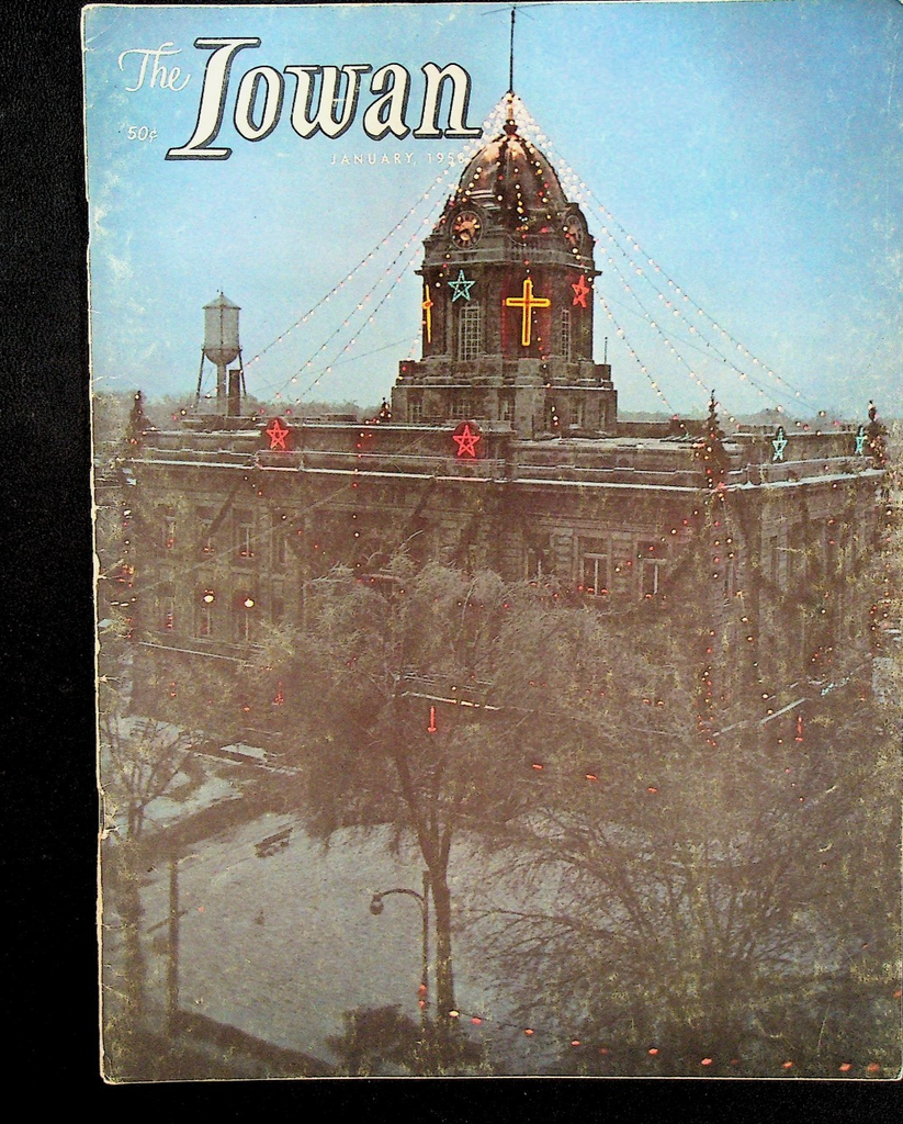 Iowan Magazine January 1958 Mauricio Lasansky  Paul Franzenburg Jr0