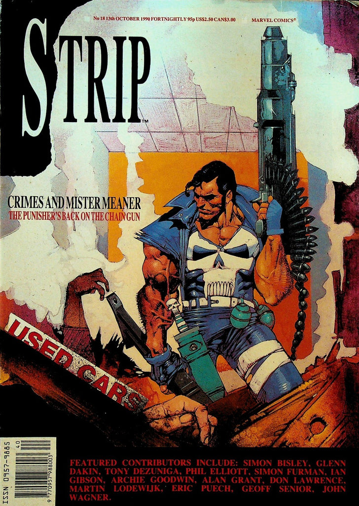 Strip 18 Marvel UK Punisher 1990 Simon Bisley Crimes and Mister Meaner0