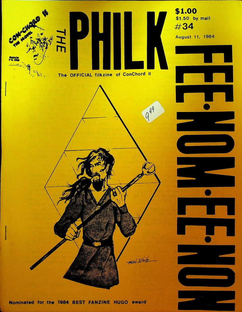 The Philk Fee-Nom-Ee-Non Filk Music Fanzine Science Fiction 34 August 11 19840