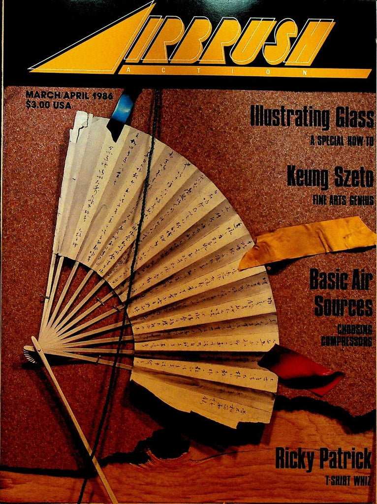Airbrush Action Magazine March 1986 Keung Szeto Ricky Patrick David Malone