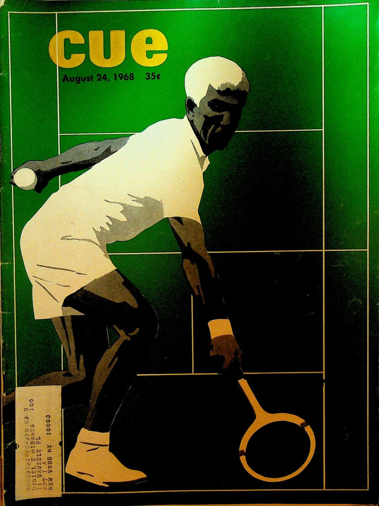 Cue Magazine August 24 1968 Forest Hills Tennis Lena Nyman Art Carney0