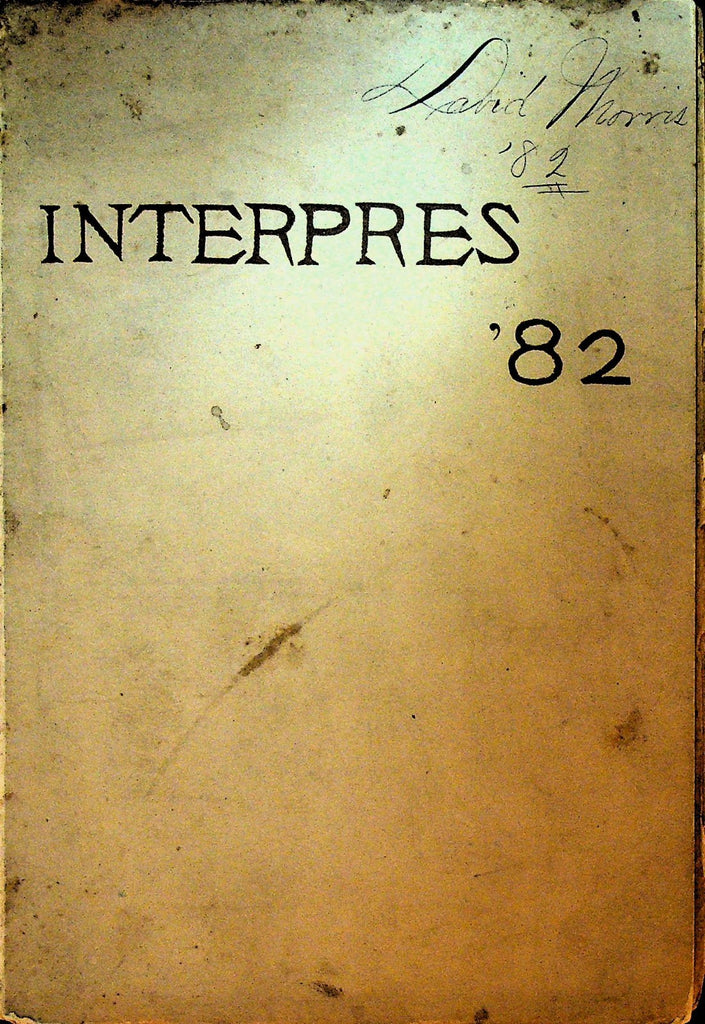 Interpres Yearbook 1882 University of Rochester NY0