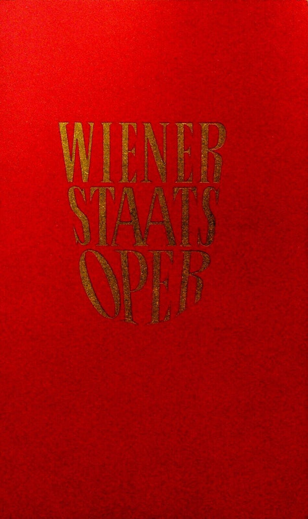 Wiener Staatsoper Vienna State Opera Program June 1965 Ballettabend