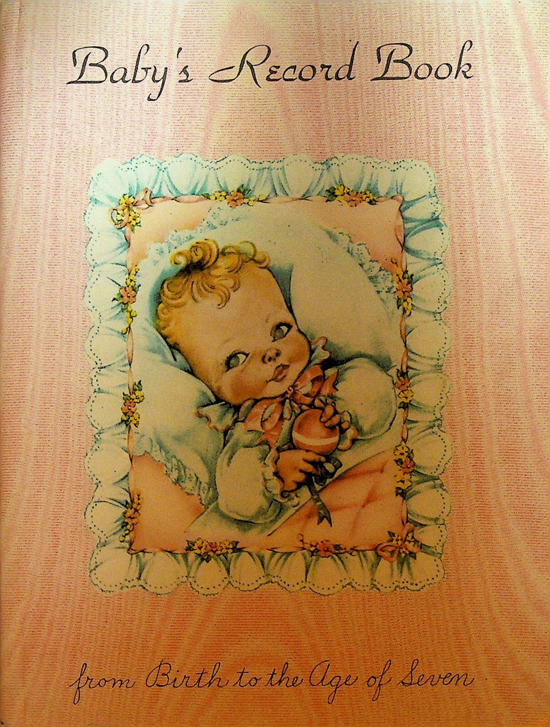 Baby's Record Book Pink Girl HC 1942 Samuel Lowe Unused0