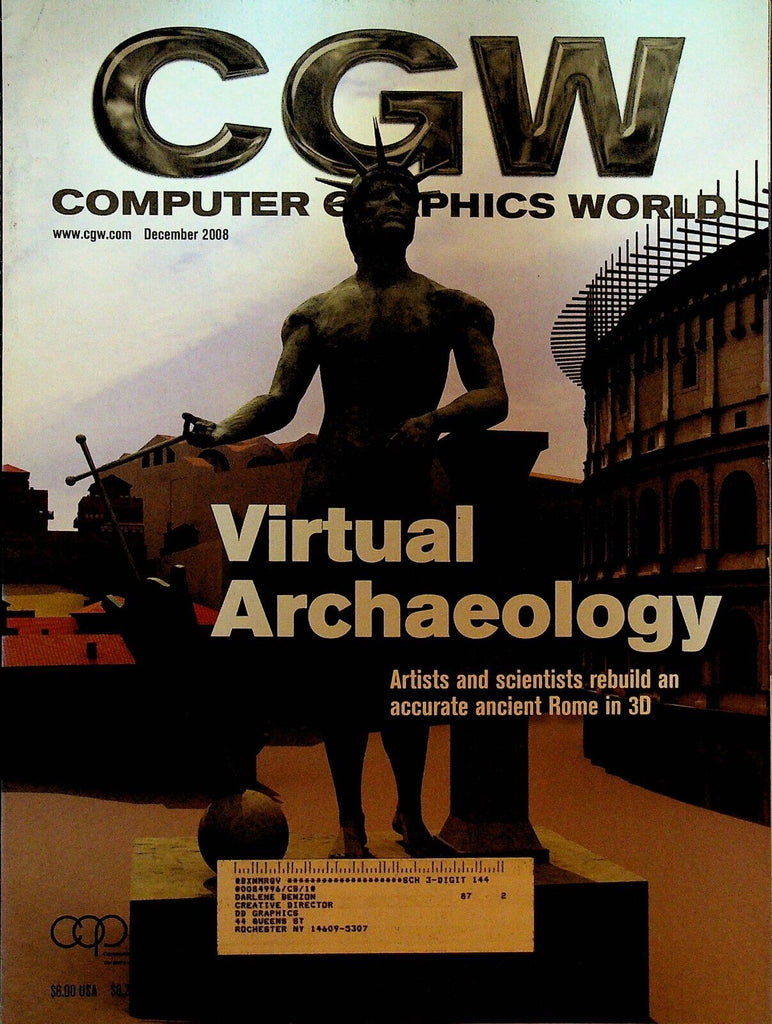 CGW Computer Graphics World Magazine December 2008 The Spirit Comic Book Delgo